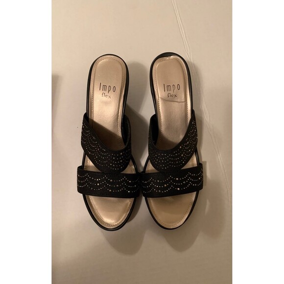 Impo Flex Vita Wedge Sandals New Size 9.5 - Picture 2 of 5